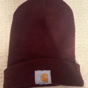 Burgundy Carhartt Men’s Beanie